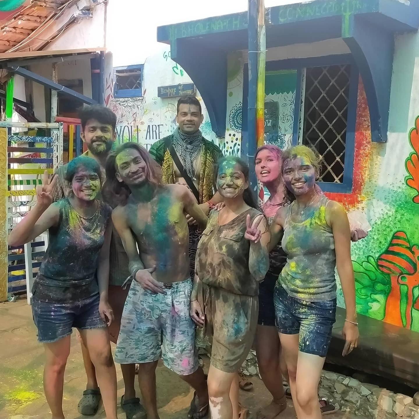 Hippie Hostel Or Goamazing Hostel Anjuna Esterno foto